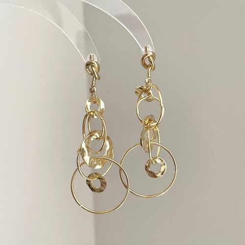 Vintage古着 Layered Gold Rings耳饰