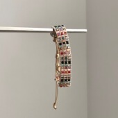 crystal colored weaving手绳 Bohemian Vintage古着