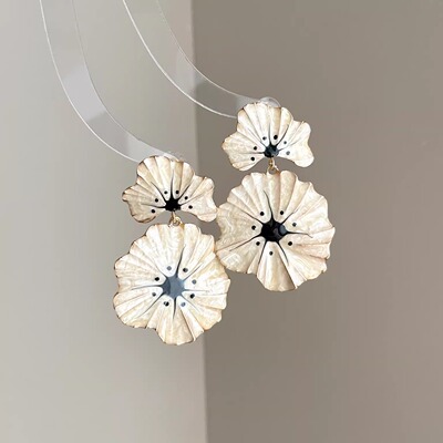Vintage古着 Flower of Ashes耳饰