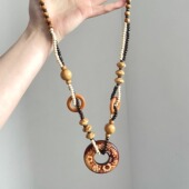 ancient Vintage古着 Bohemian pattern项链