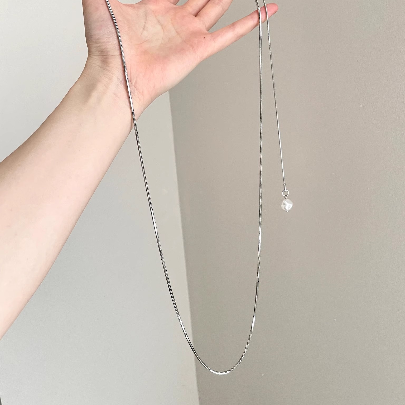 Vintage古着 Lone Star Snake Bone Chain项链