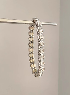 Vintage古着 Full of diamond bubbles手环