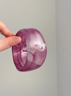 Vintage古着 Irregular bluring wide surface手镯