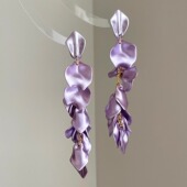 flower Vintage古着 Hydrange tassel耳饰