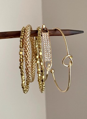 Vintage古着 The golden light flashes手镯