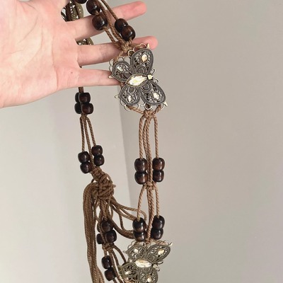 Vintage古着 Lingering butterflies腰链