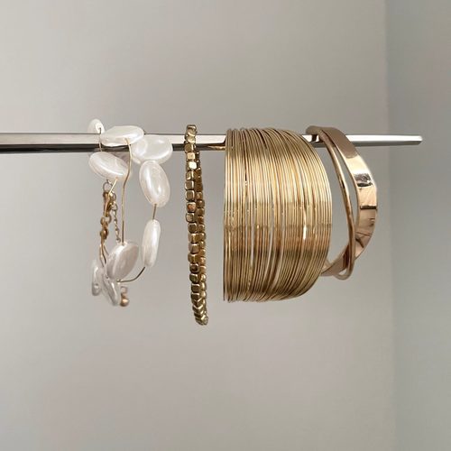 Vintage古着 Punk-style pearl waves手镯