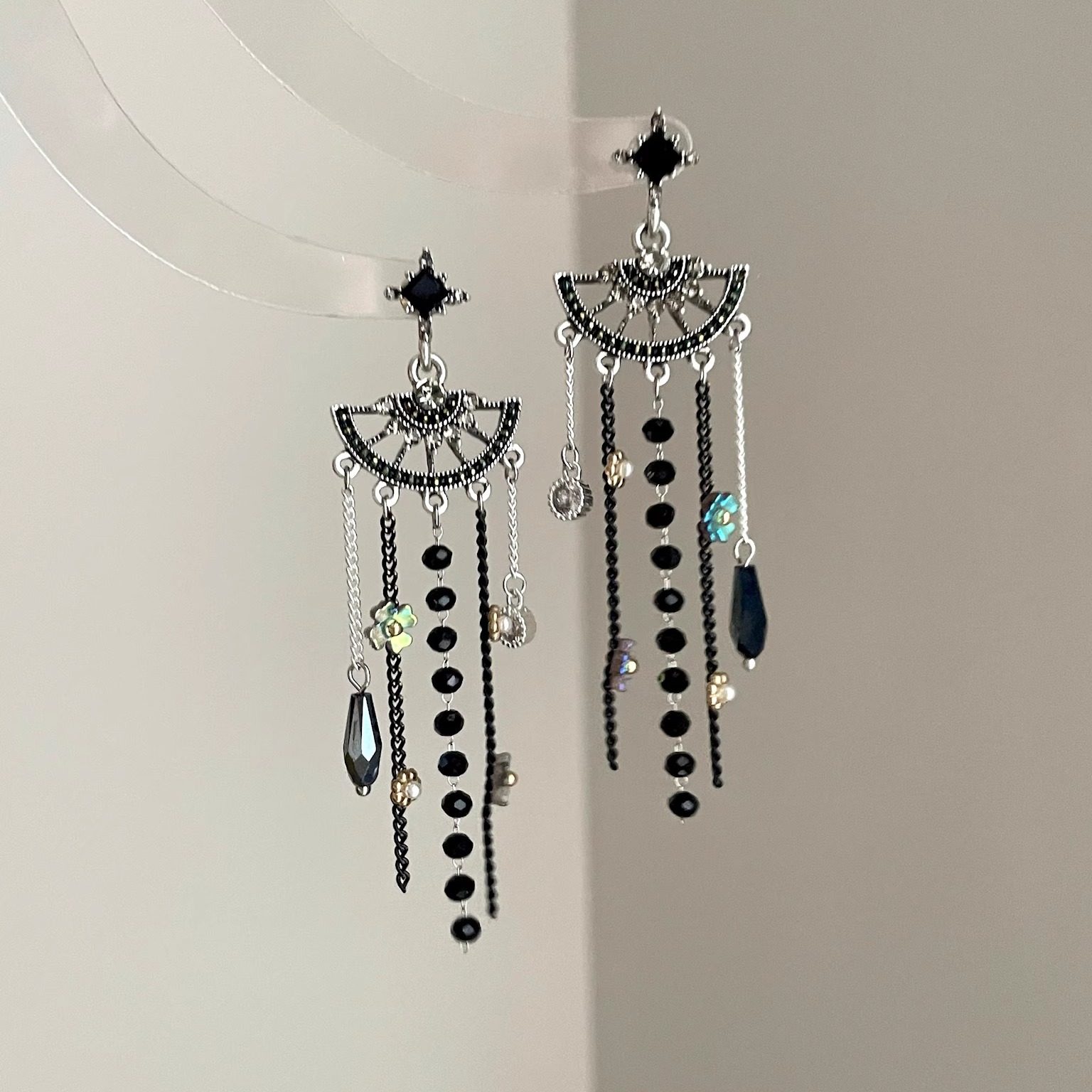 Vintage古着 Black Gold Goddess耳饰