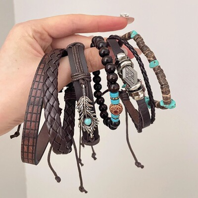 Vintage古着 Bohemian Feathers手环