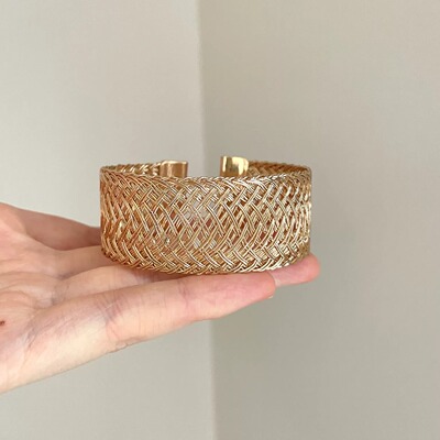Vintage古着 Weaving and rising手镯