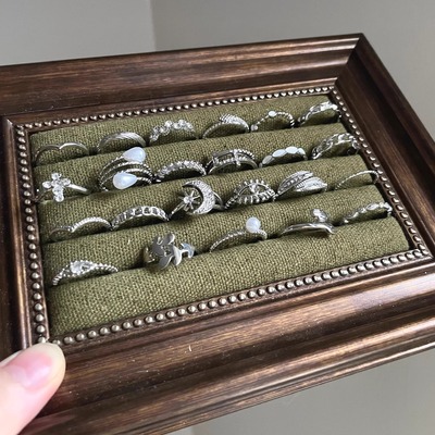 Vintage古着 Natural starry sky elements套戒