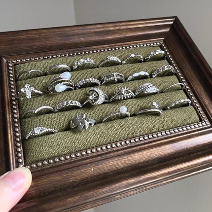 Vintage古着 Natural starry sky elements套戒