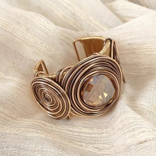 Vintage古着 Gemstone winding手镯