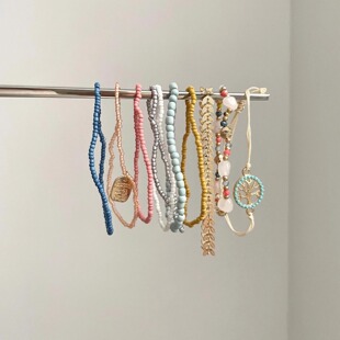 Fish life bone bead tree手串 rice Vintage古着