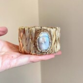 treasure手镯 silk Vintage古着 Golden