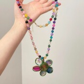 Vintage古着 Rainbow Garden项链