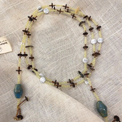 Vintage古着 The balance of the cross scales项链