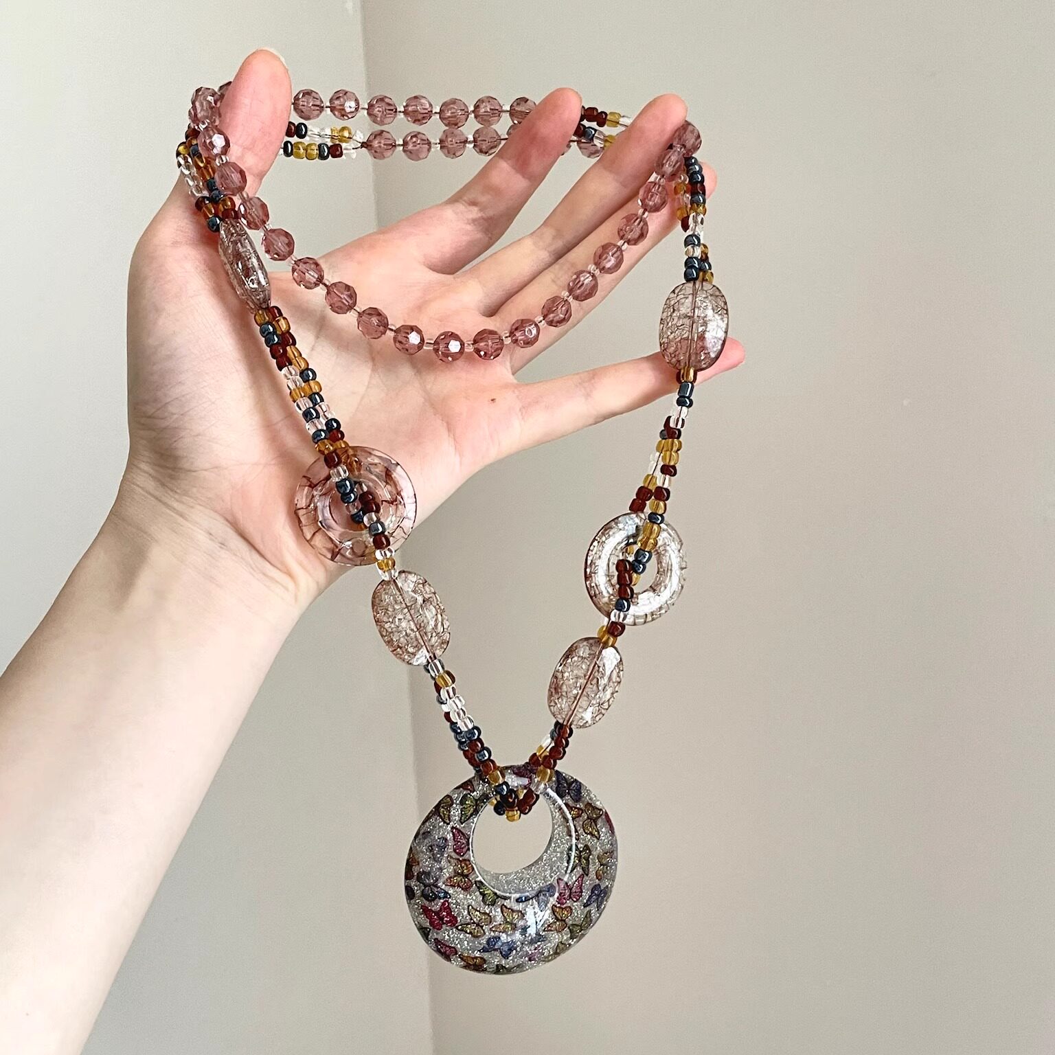 Vintage古着 Impellitteri Original豹纹圆圈流苏颈链