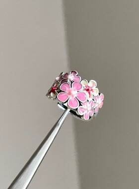 Vintage古着 Enamel flowers戒指