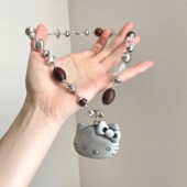 Vintage古着 Kity项链 beaded Melad