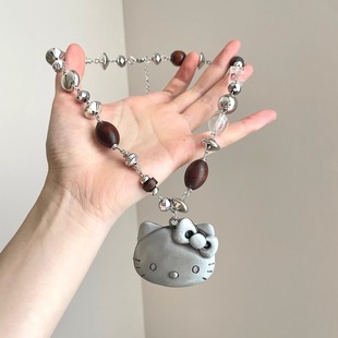 Vintage古着 Melad's beaded Kity项链