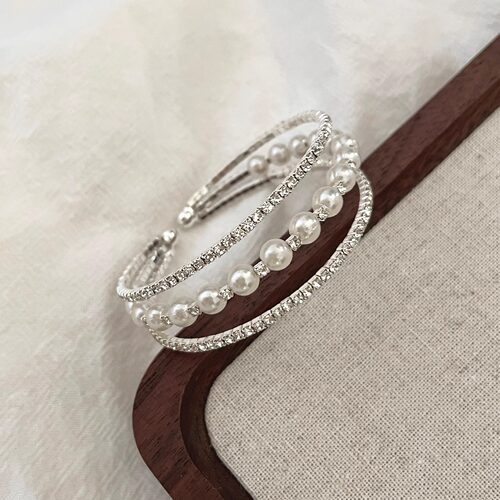 Vintage古着 Water chain pearls手镯