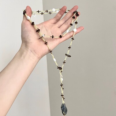 Vintage古着 The balance of the cross scales项链