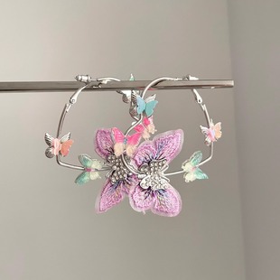 Vintage古着 Dopamine butterflies are intertwined耳饰