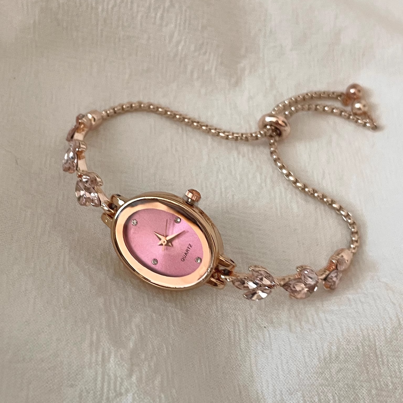 Vintage古着 Oval petals手表
