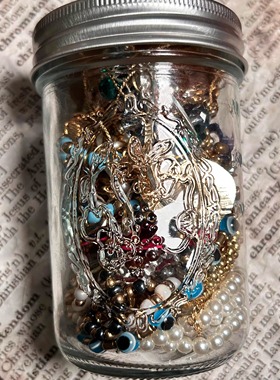 饰品盲盒罐子｜外贸回流9成新饰品复古哥特波西米亚日常风格都有