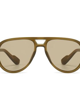 New European and American Men's Aviator Glasses Retro Double