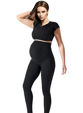 Summer Maternity Safety Pants Soft Slim Adjustable Premama W