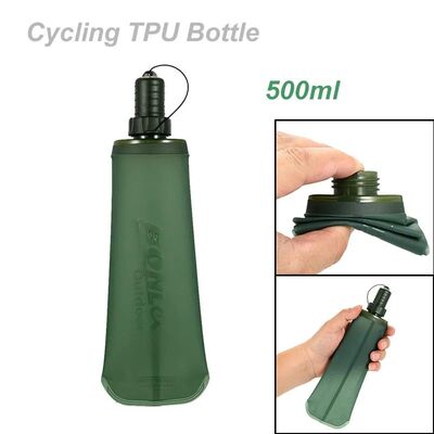 500ml TPU Outdoor Sport Bottle Folding Soft Flask Drink Wate