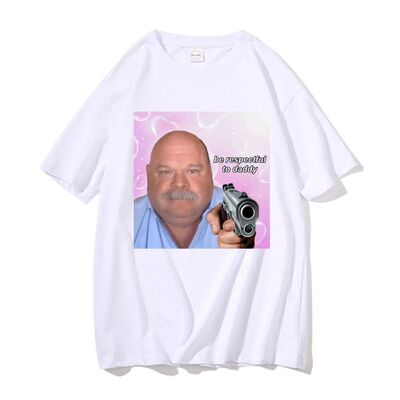 Bertram Be Respectful To Daddy Graphic Print T Shirt Vintage