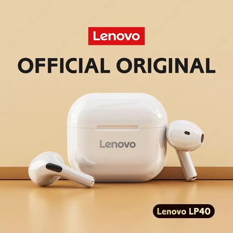 Original Lenovo LP40 Bluetooth 5.0 TWS Wireless Earphones Hu