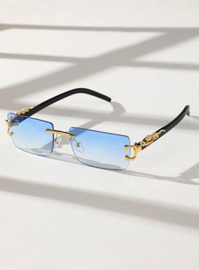 1/2 PCS Fashionable Trendy Frameless Rectangular Personalize