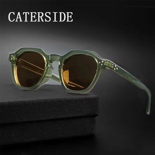 Sunglasses Polarized Men Ultralight Fra CATERSIDE TR90 Retro