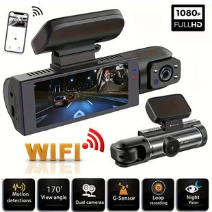 Front Cam WIFI 1080P Dash camera for Inside And cars Dual