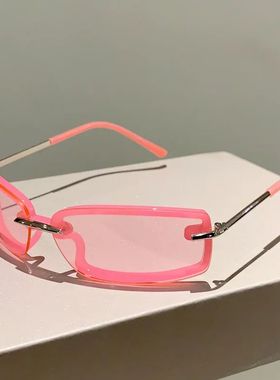 Luxury Brand Designer Y2K Square Sunglasses Women Vintage Fa