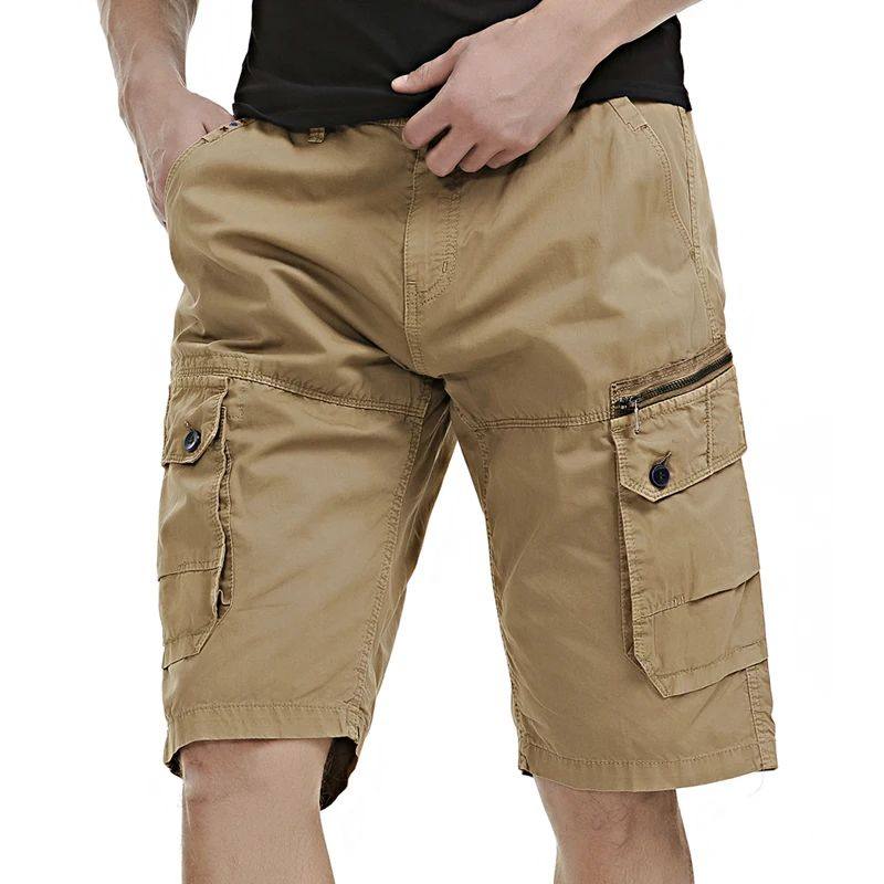 men cargo shorts bermuda homme male fashion shorts cotton wa