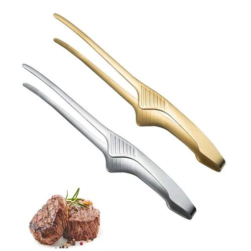 Stainless Steel Food Tongs Food Chief Tongs BBQ Tweezer Clip
