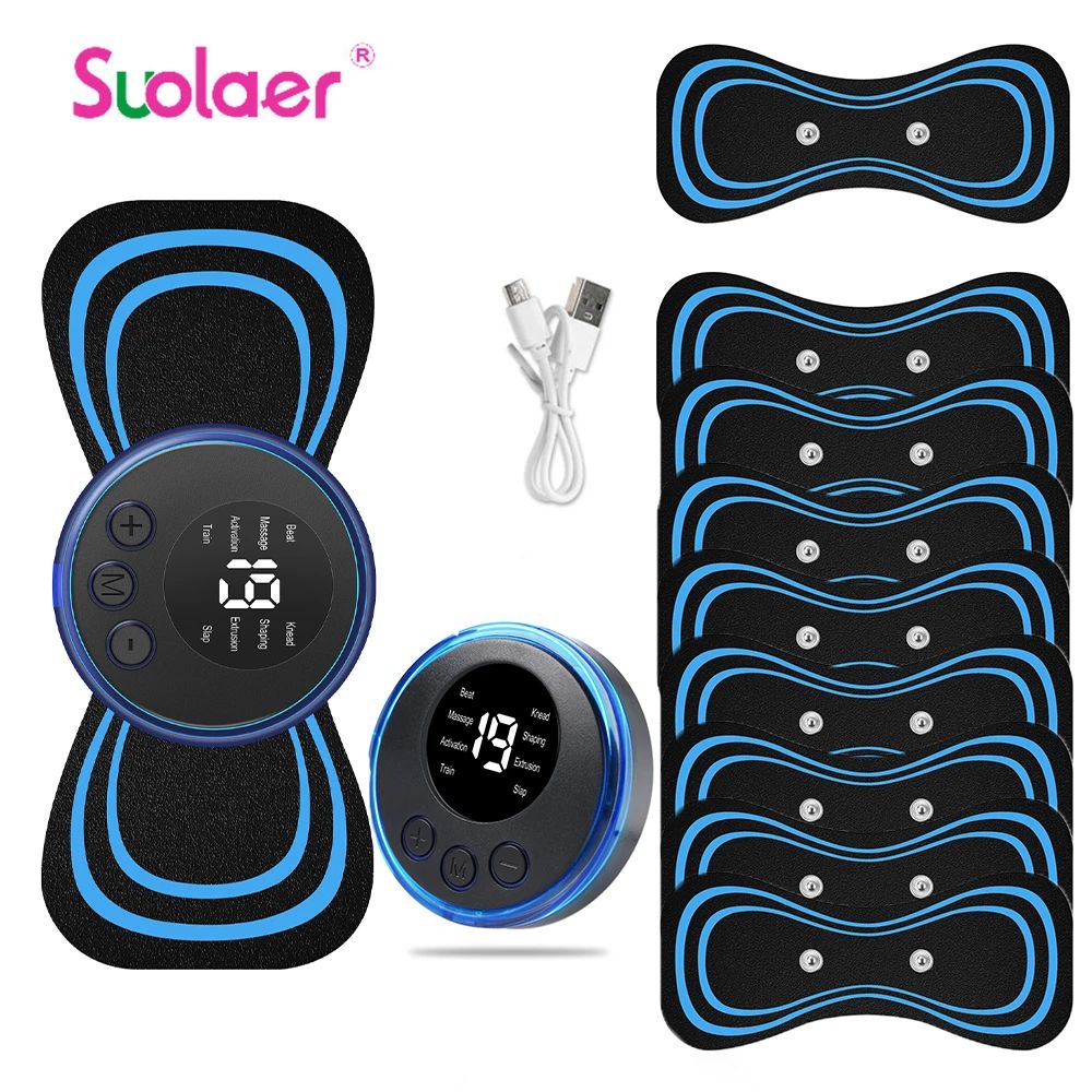 Mini Portable EMS Neck Massager Electric Neck Stretcher For