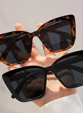 2PCS Cat Eye fashion Women Sunglasses Daily Holiday Beach De