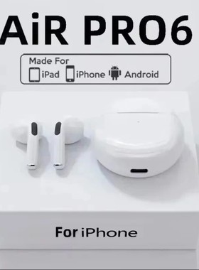 NEW Pro 6 TWS Wireless Headphones with Mic Fone Bluetooth Ea