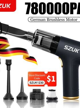 SZUK 780000PA Powerful Vacuum Cleaner Mini Cordless Portable