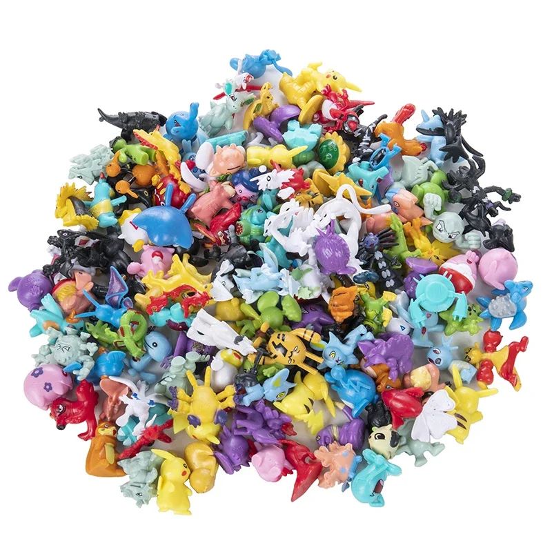 24-144Style Pokemon Anime Figure Pikachu Action Model 2-3CM