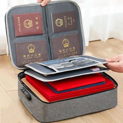 Document Organizer Briefcase 3-Layer Folder Holder Men's Wom