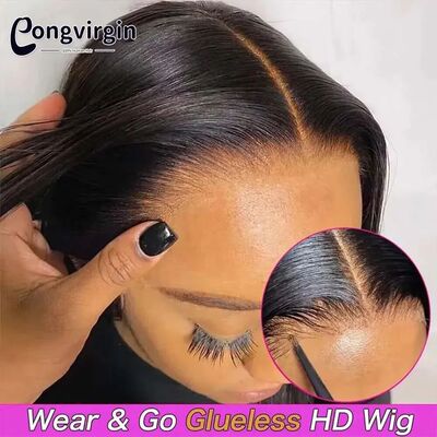 250% Wear And Go Glueless Human Hair Wig 5x5 Glueless Wig HD