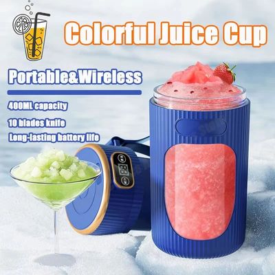 Electric Juicer 10 Blades Portable Blender LED Digital Displ