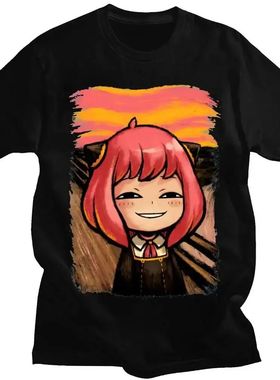 Japanese Anime Spy X Family Anya Forger Graphic Print T Shir